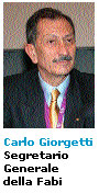 Carlo Giorgetti, Segretario Generale della Fabi