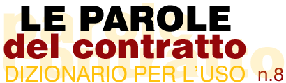 Le parole del contratto Dizionario per l'uso n. 8